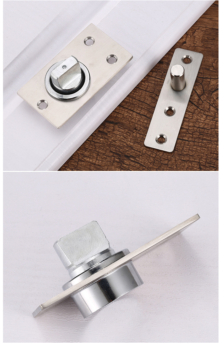 加重型360度旋转轴木门上下轴定位门轴天地轴旋转轴暗藏合页