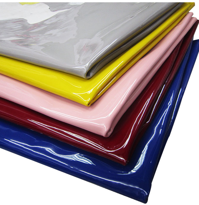 【海涛皮业】牛皮皮料亮面漆皮防水面料女箱包鞋面头层真牛皮