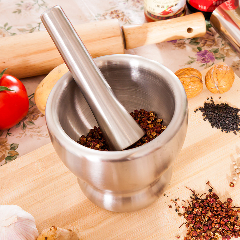 厂家现货304不锈钢药盅捣蒜器碾碎 磨蒜器姜蓉蒜蓉器