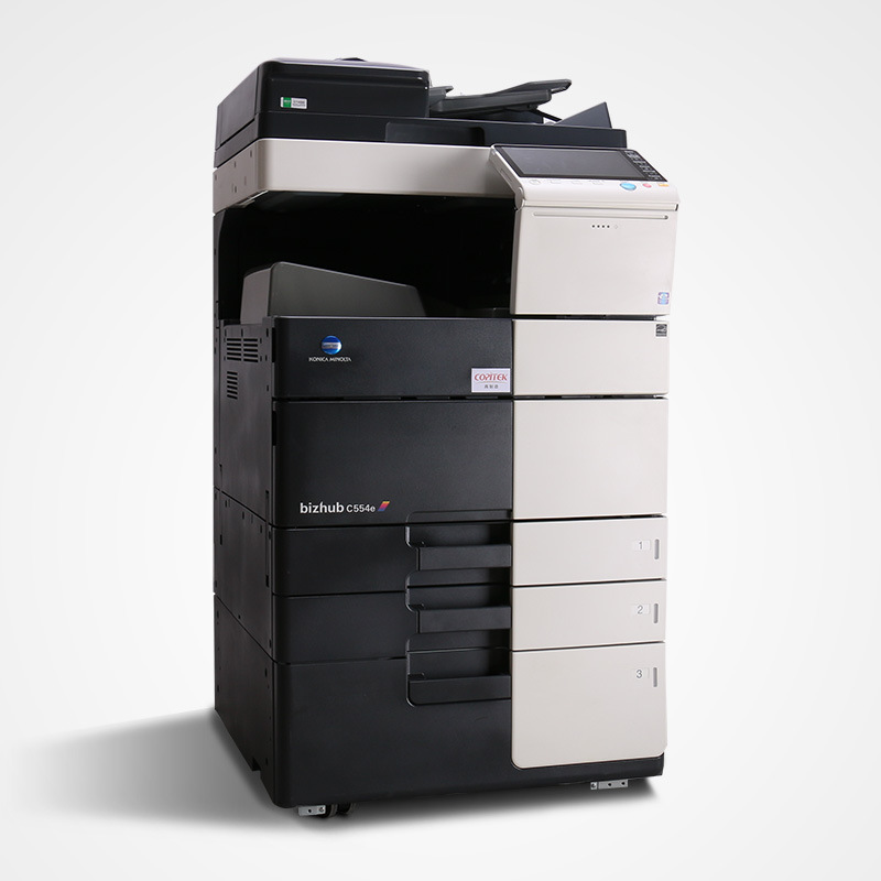 柯美bh364黑白复印机454 754复印机一体机商用复印机a3激光打印机