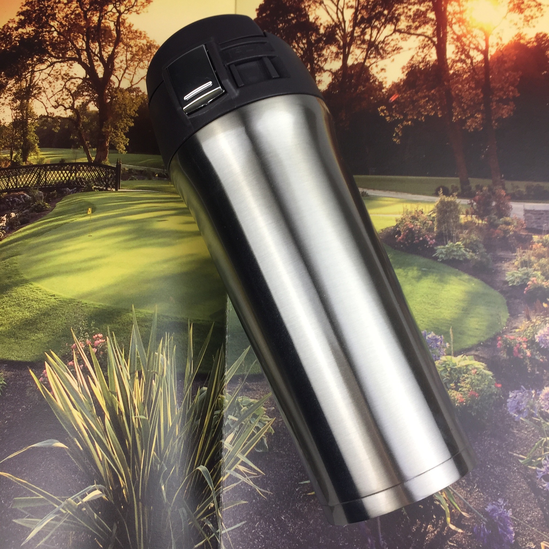 保温杯男女士水杯304不锈钢车载杯子办公茶杯弹跳盖定制印字logo