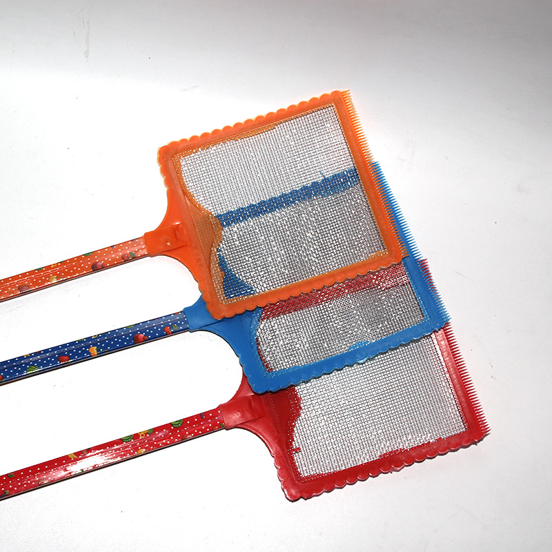 2元店家居用铁丝网苍蝇拍 铁砂网拍头 竹子柄苍蝇拍灭蚊拍