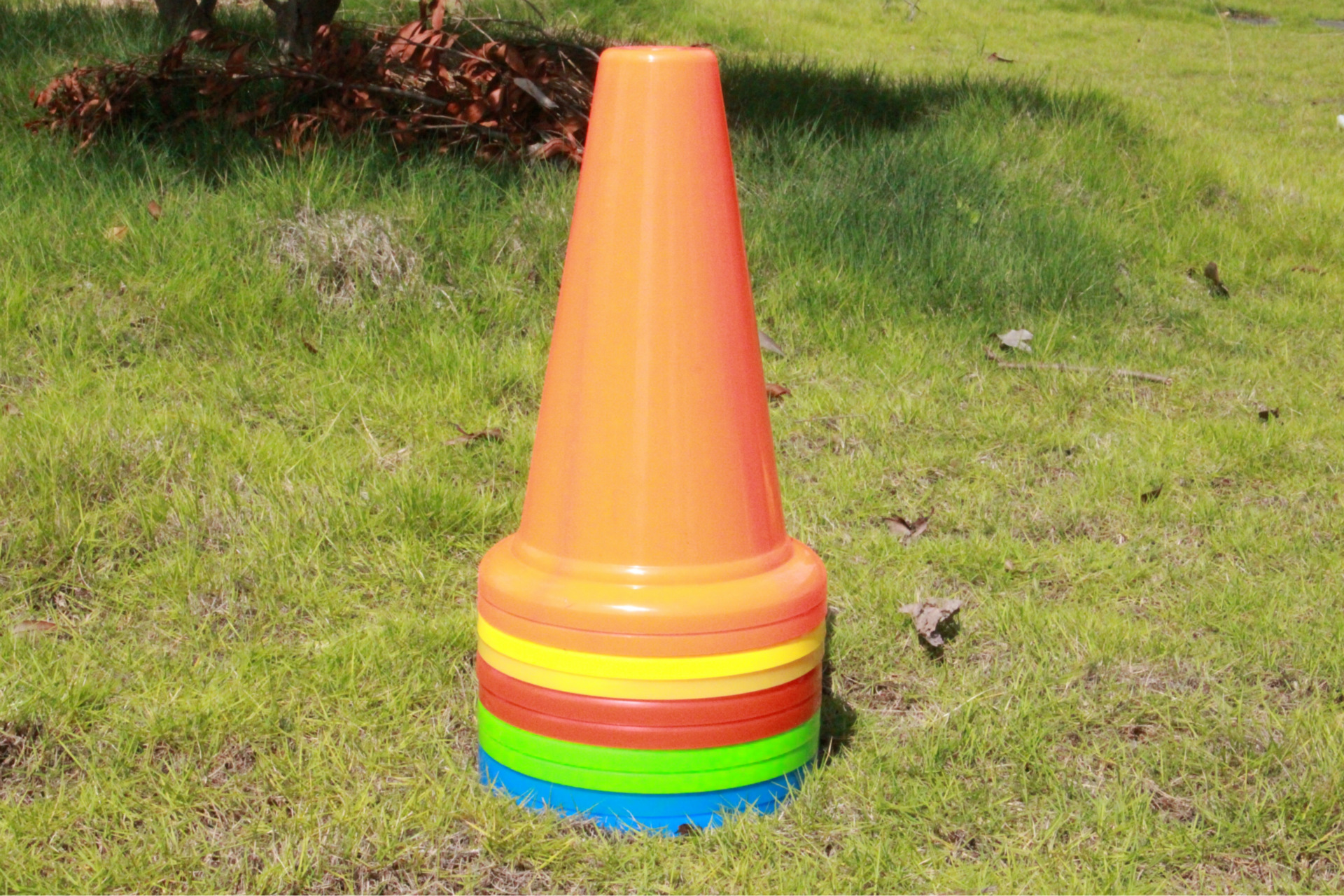 pe标志桶38圆底大头足球训练辅助障路障物 标志物