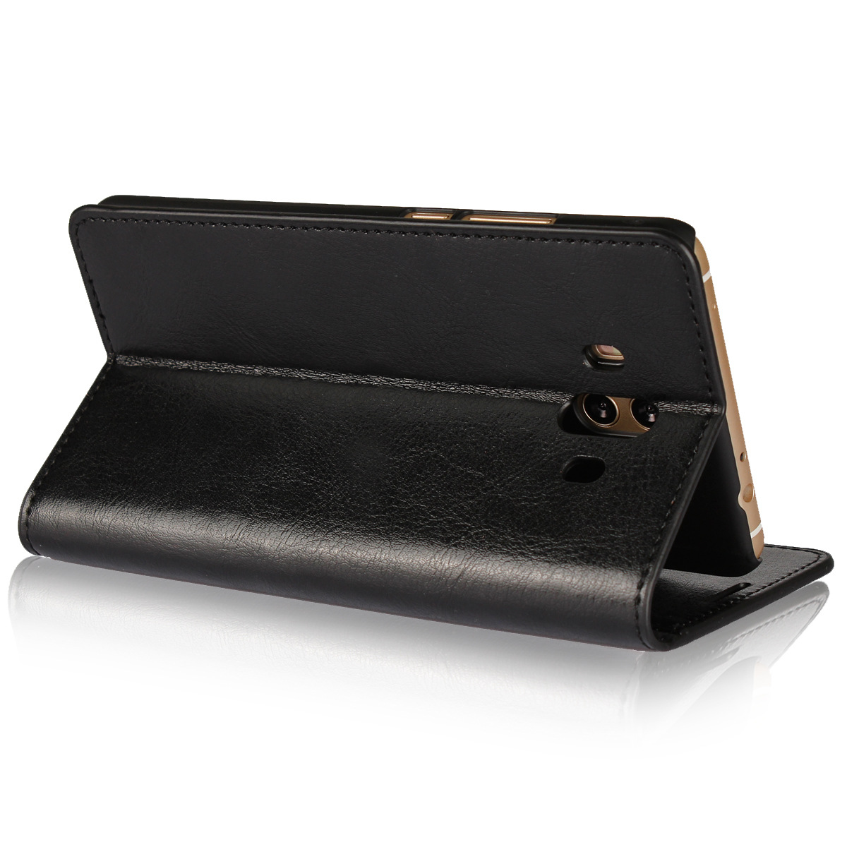 适用华为mate 9手机套疯马纹真皮高档翻盖皮套 麦芒7防摔保护套