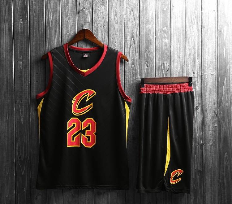 2017-18新赛季骑士队篮球服23号詹姆斯球衣套装团购大学生队服