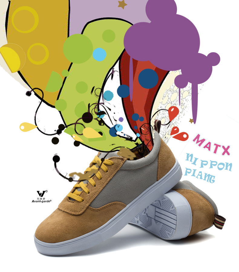 特价55元!男鞋潮流工装鞋板鞋反绒牛皮潮鞋子男韩版时尚休闲鞋