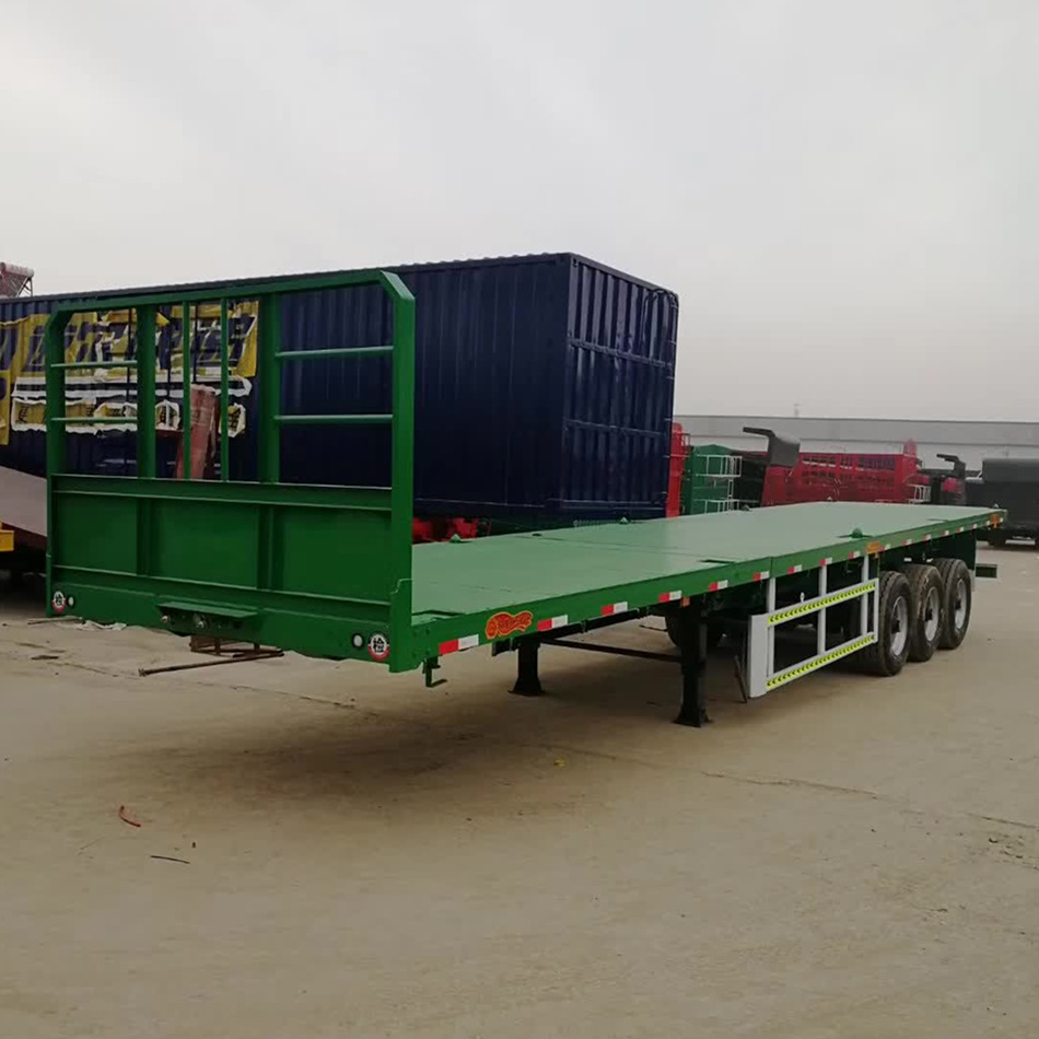 十三米勾机板子 罐体车 抽拉式低板半挂车