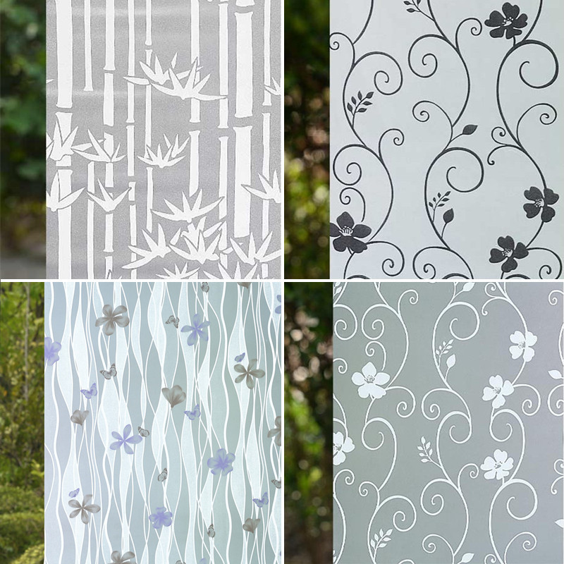 自粘玻璃贴膜磨砂贴纸透光不透明窗户移门浴室窗贴玻璃纸遮光包邮