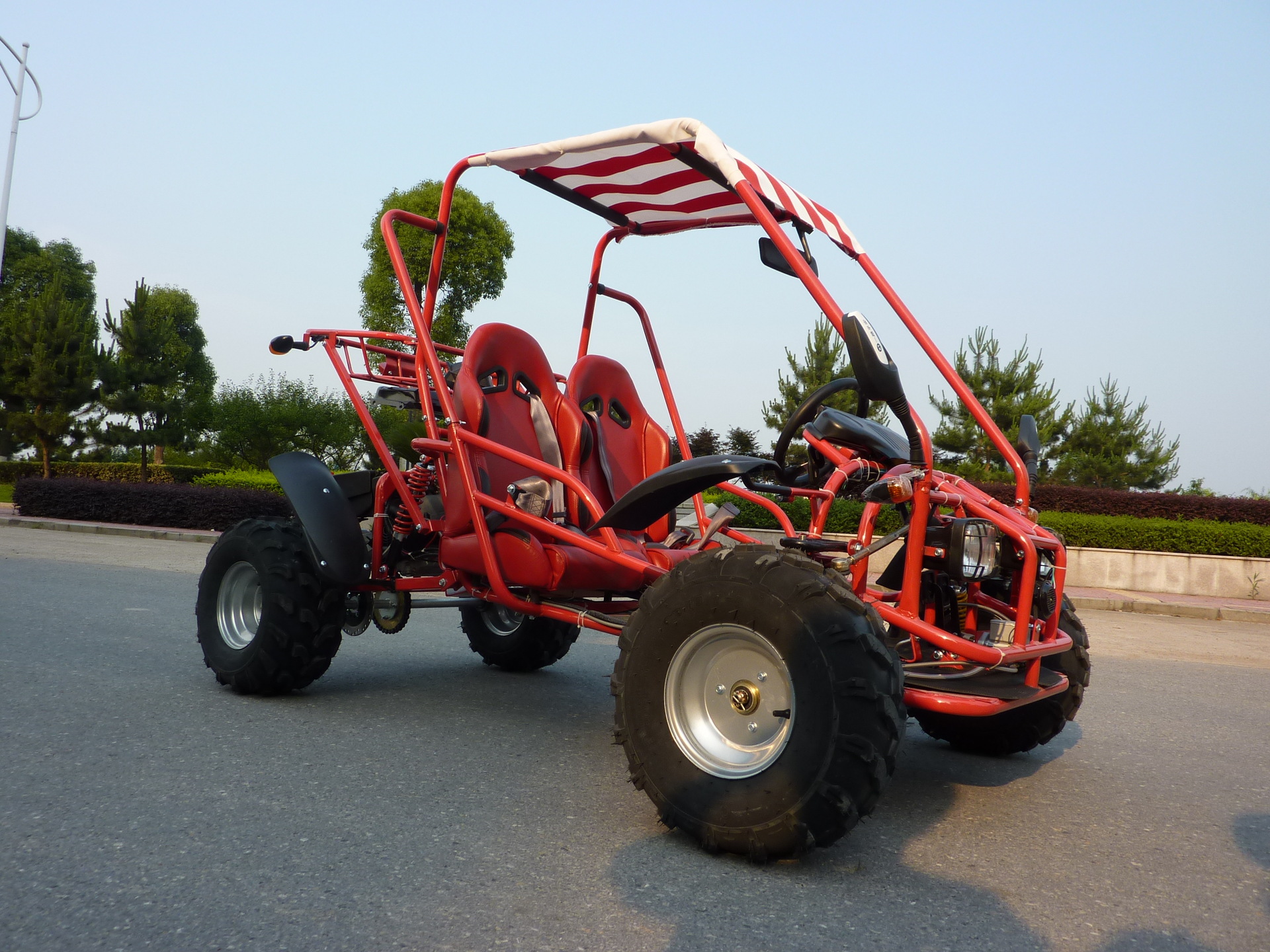 【厂家批发】110cc卡丁车 四轮山地越野摩托车 可改150cc