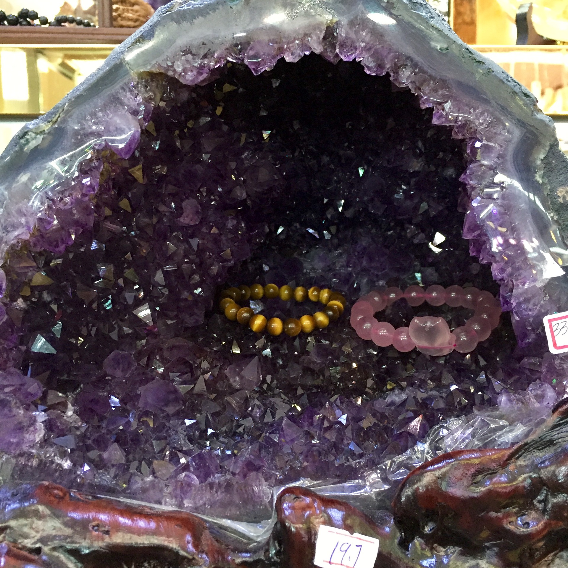 紫晶洞摆件 天然水晶洞 巴西 辟邪 聚财 紫水晶原石 水晶洞