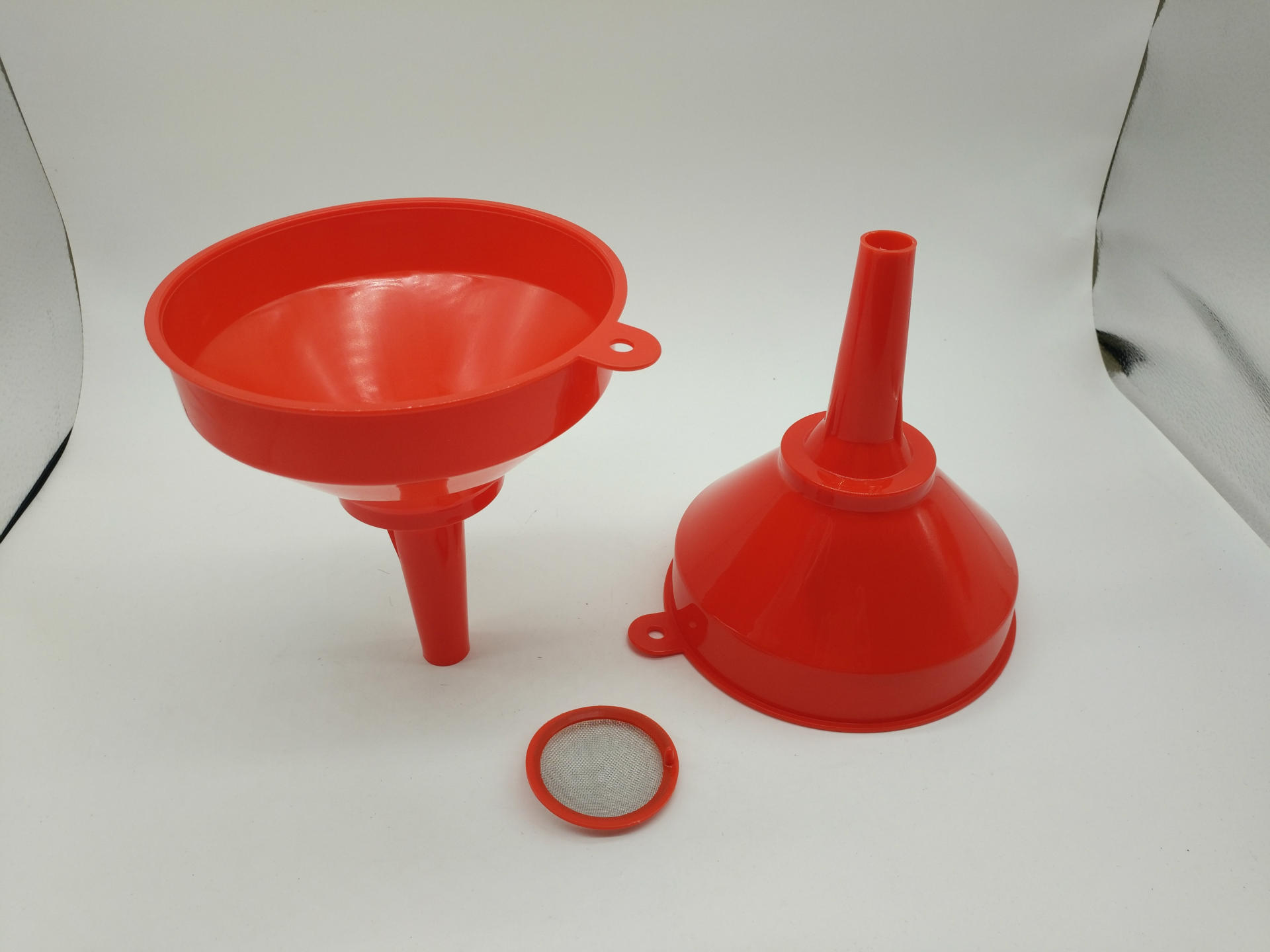 红色塑料漏斗直径16cm过滤液体专用大漏斗