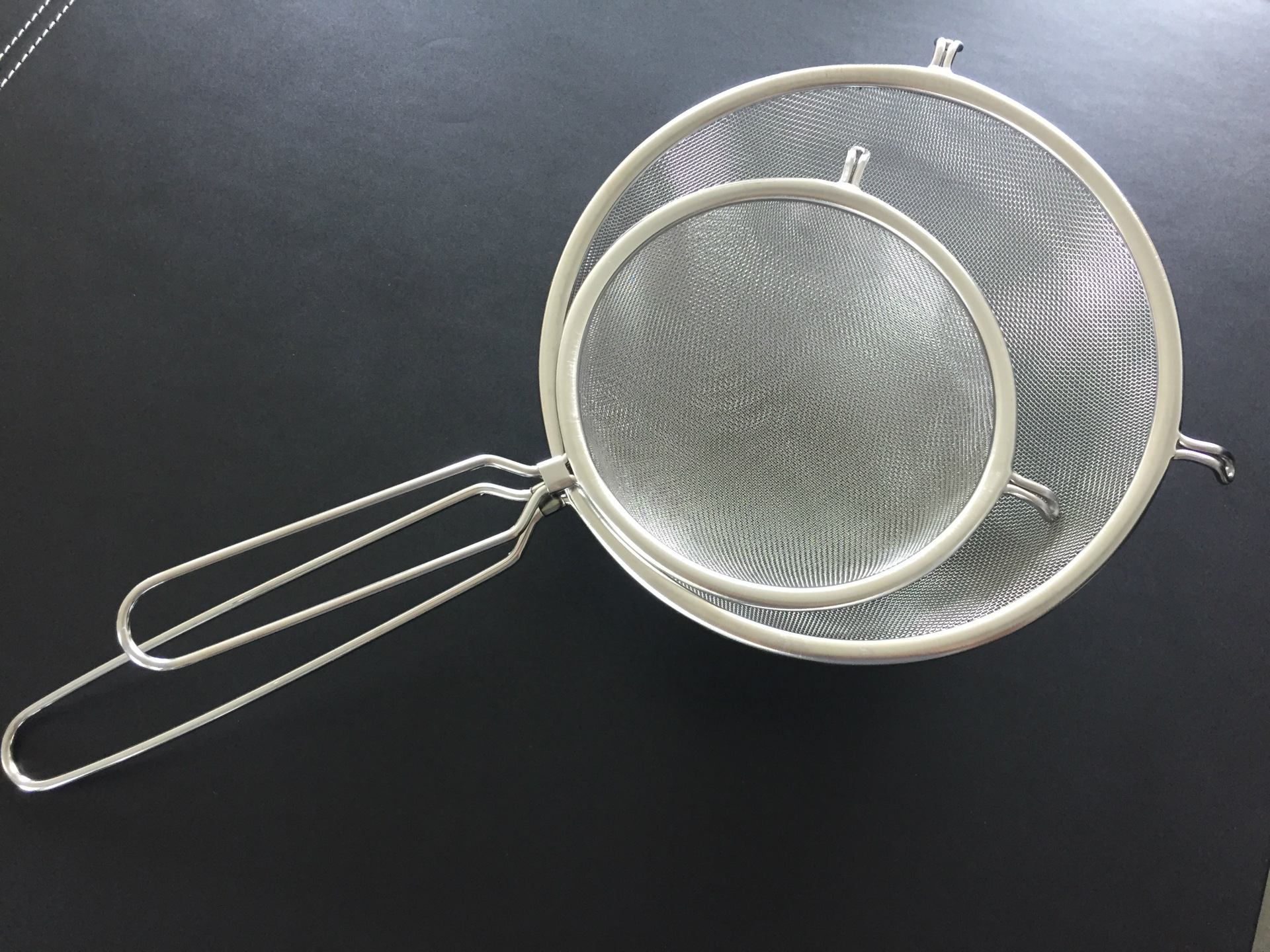 厂家直销精品不锈钢双耳油格油漏 无磁网漏