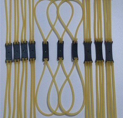 弹弓皮筋组乳胶管 3050传统反曲弹弓卡球四股六股强力弹弓乳胶管