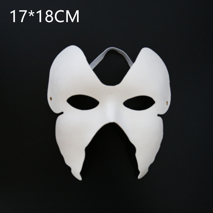 Spot Facial Mask Children Graffiti White Blank Hand Painted Mask Thickened DIY Pulp Mask