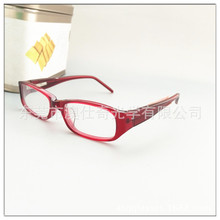 眼镜厂生产各种各款样式眼镜平光框架女装配饰装饰眼镜酒红色透圈