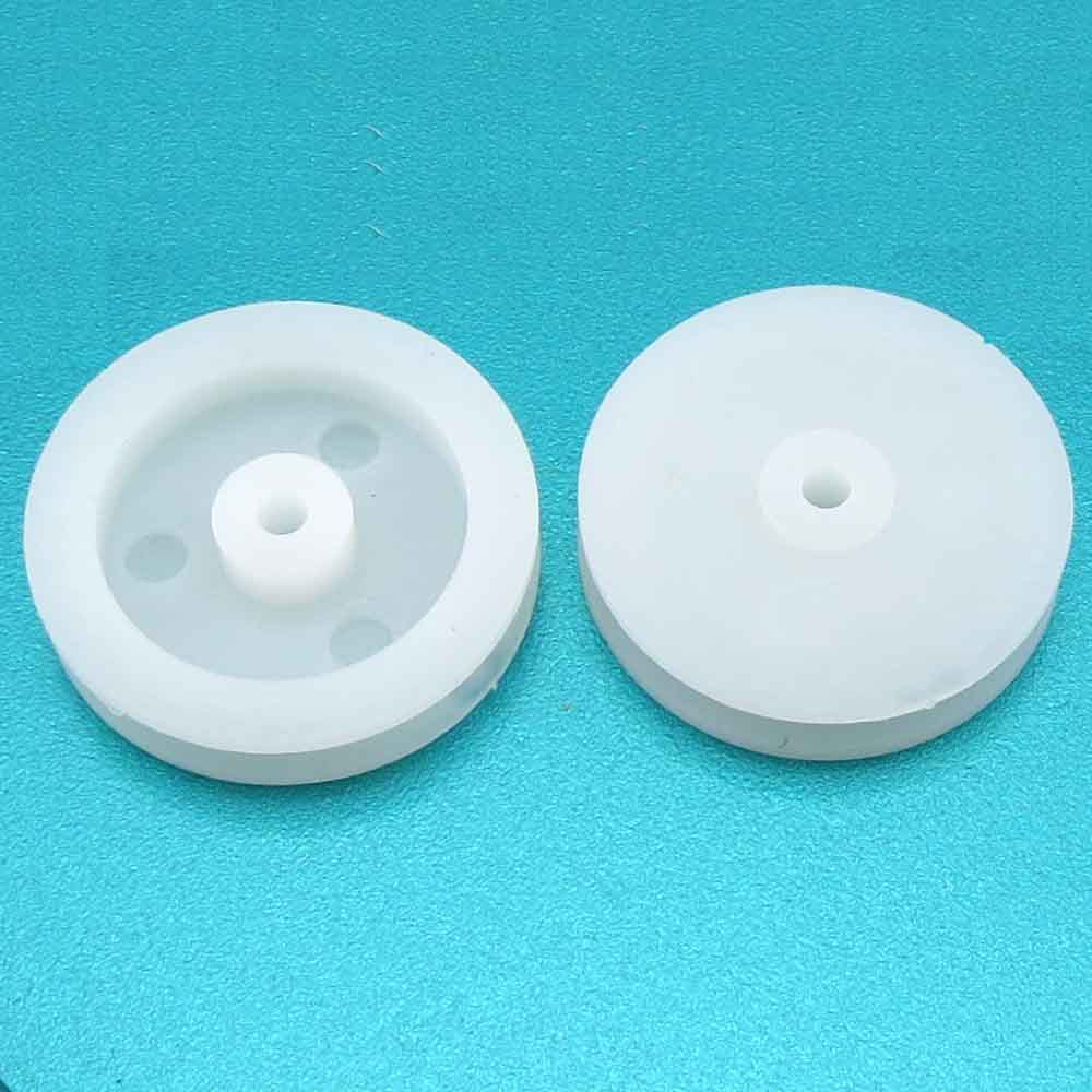9 塑料皮带轮小滑轮玩具车轮滑轮配件塑料件玩具轮
