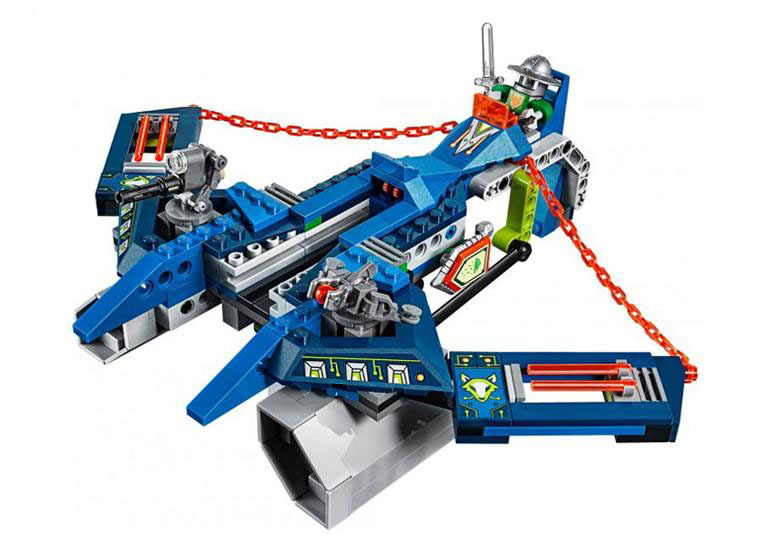 新款博乐10517未来骑士团阿隆飞天神弓战机拼装积木玩具