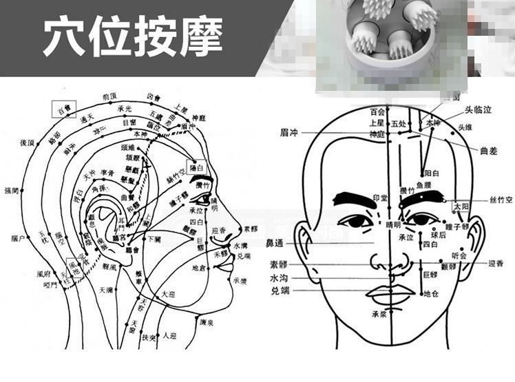 厂家电动头部按摩器 头皮按摩龙抓手硅胶洗头部理疗仪 头部按摩器