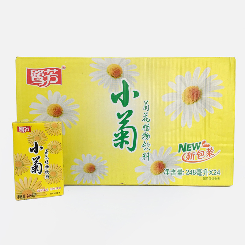 鹭芳小菊菊花茶饮料248ml24盒菊花茶箱装饮料