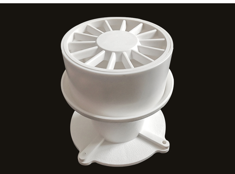 供应dn75*50pvc检口 平口预埋地漏 pvc地漏批发 国标阳台预埋地漏