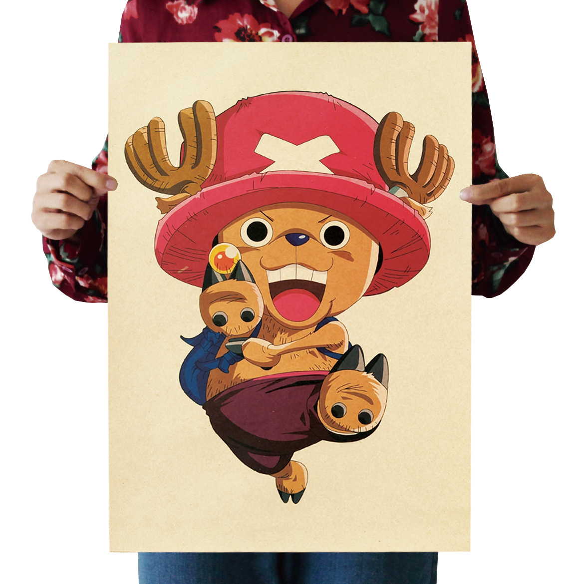 【g056】乔巴b款怀旧复古牛皮纸海报室内酒吧咖啡馆装饰画