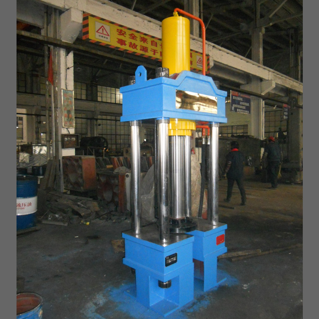 二梁四柱液压机小型两梁金属压制成型油压机ym100t二锻