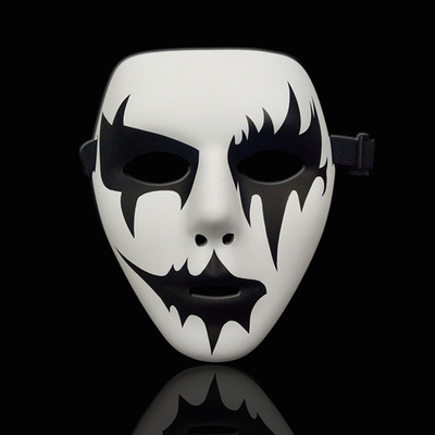 环保材质广东pvc街舞面具 手绘街舞面具 涂鸦假面舞会面具 批发