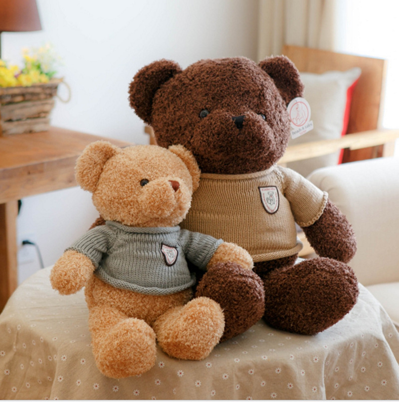 毛绒玩具_厂家 小熊公仔毛绒玩具泰迪熊布娃娃抱抱熊生日女生友玩