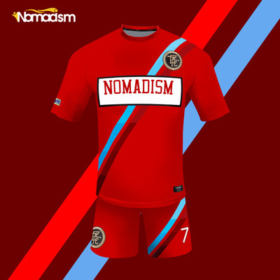 原创nomadism热升华个性化高端订制定制组队球衣足球服训练服套装