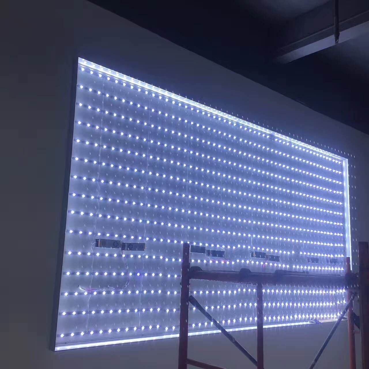 led漫反射3030灯条12v软膜灯箱4mm卡布灯条灯箱天花装饰led背光源