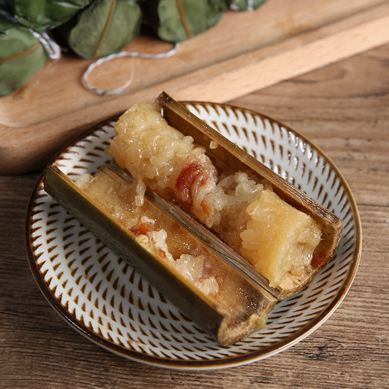 云南特产竹筒饭竹筒腊肉糯米饭方便米饭五花肉208克 量大从优批发