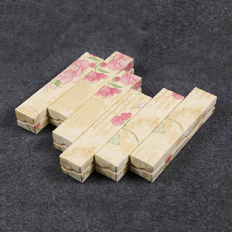 Amazon Flower Ornament Packing Box 21.5*4.5 **4cm Rectangular Tiandigai Gift Box Paper Box Can Be Printed