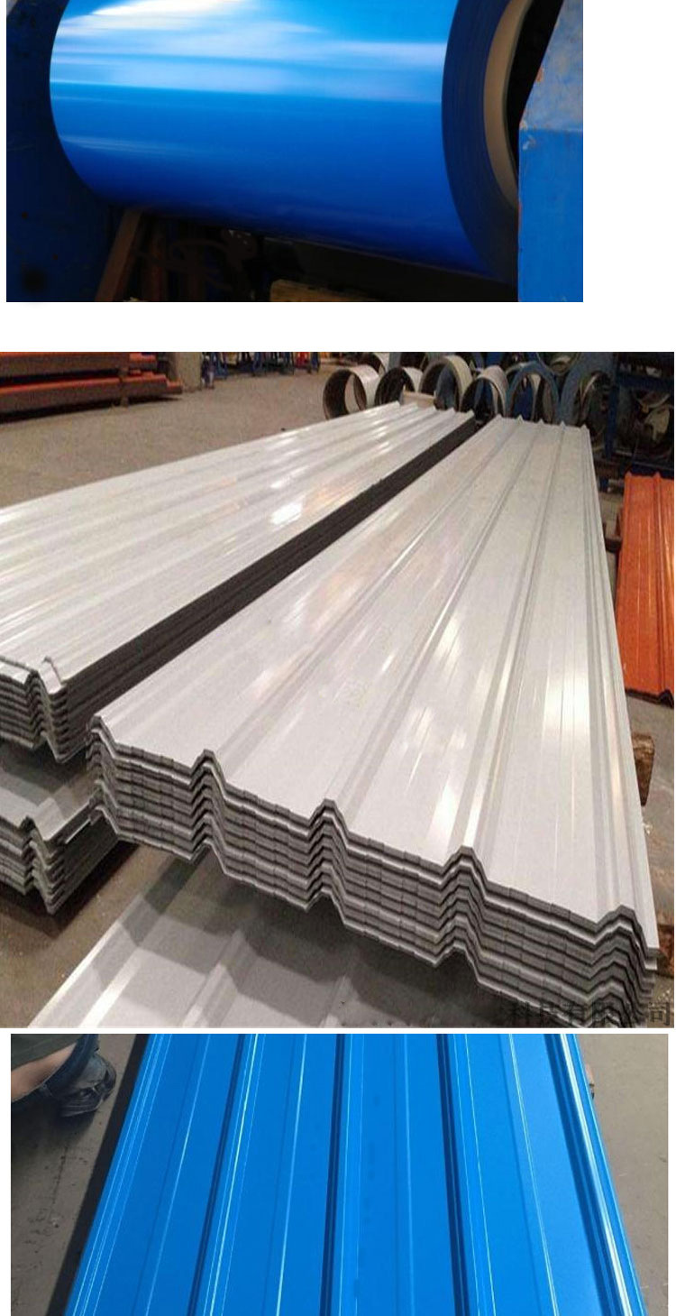 厂家供应900彩钢压型钢板 深圳彩钢压型墙面板厂家 批发 包送货