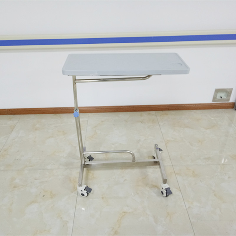不锈钢 升降餐桌 医院用移动升降病房护理病床用病人老人康复