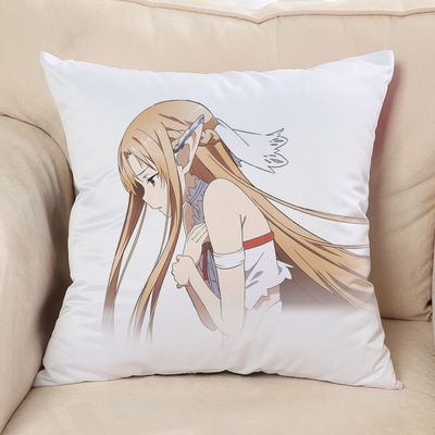 二次元周边抱枕订做卡通动漫双面印花靠垫宅男学生枕头厂家批发