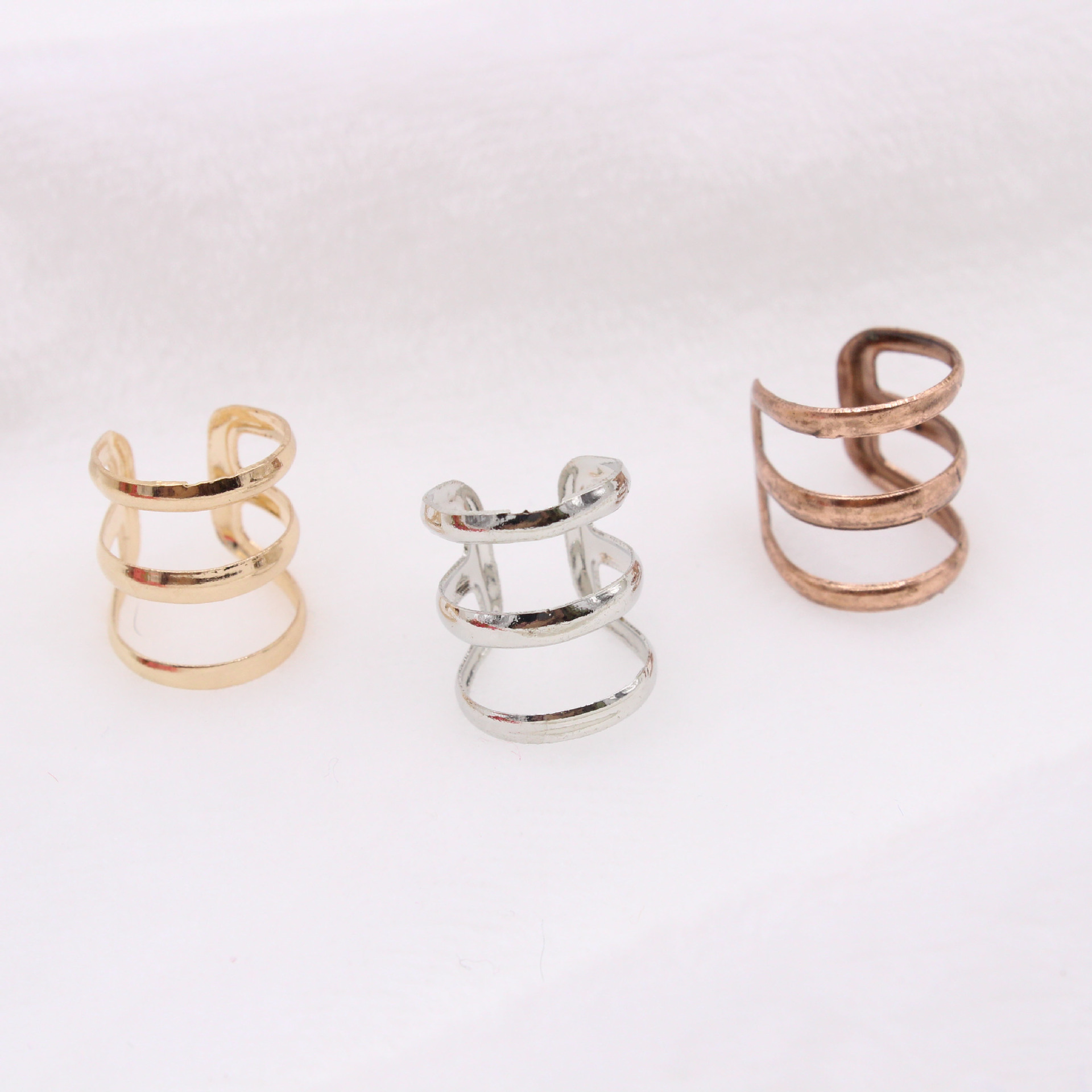 欧美复风范古镂空u型耳骨夹耳钉无耳洞耳环隐形耳夹男女通用配饰