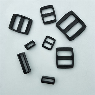 直销塑料调节扣背包日自扣三档扣束扣口子扣方扣宠物塑料扣