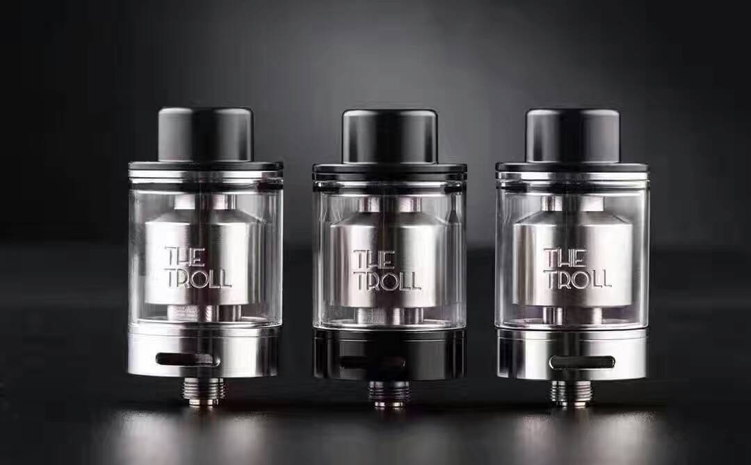 正品 新款wotofo笑脸rta雾化器the troll rta 电子烟储油大烟雾