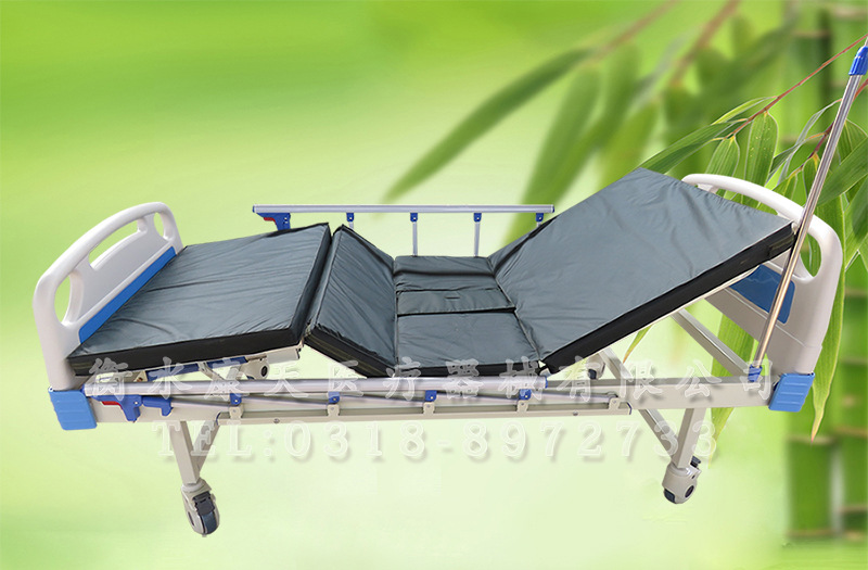 abs双摇家庭护理床带便盆孔 可加装餐桌合金护栏
