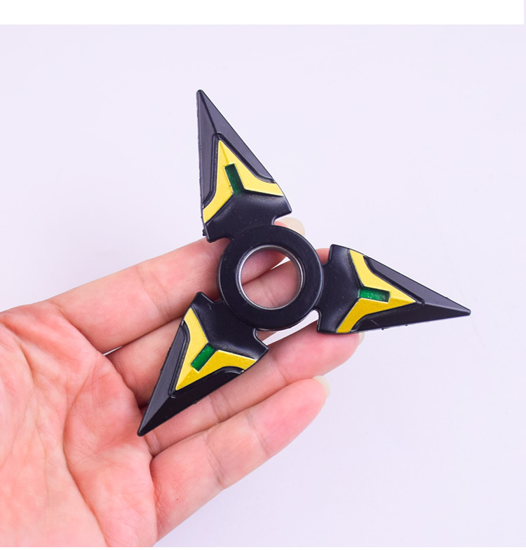 守望先锋源氏合金飞镖 指尖陀螺玩具 减压手指陀螺9cm超速现货