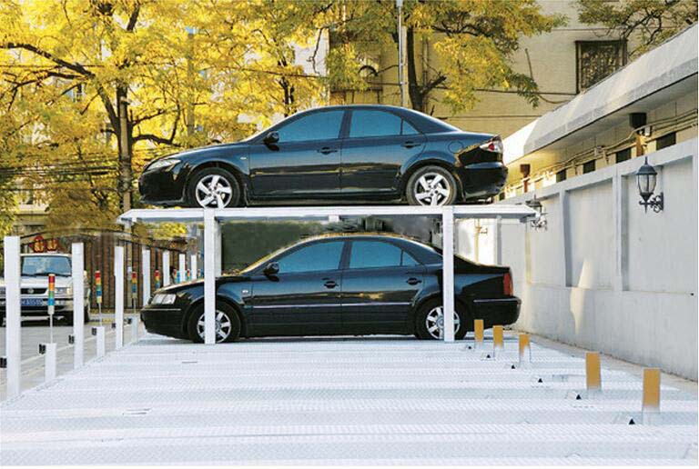 供应升降横移立体车库 两柱式家用车库 腑仰车库 多种停车位