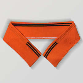 低弹丝提花罗纹扁机领 polo衫领口t恤立领针织面料螺纹布领子羅紋