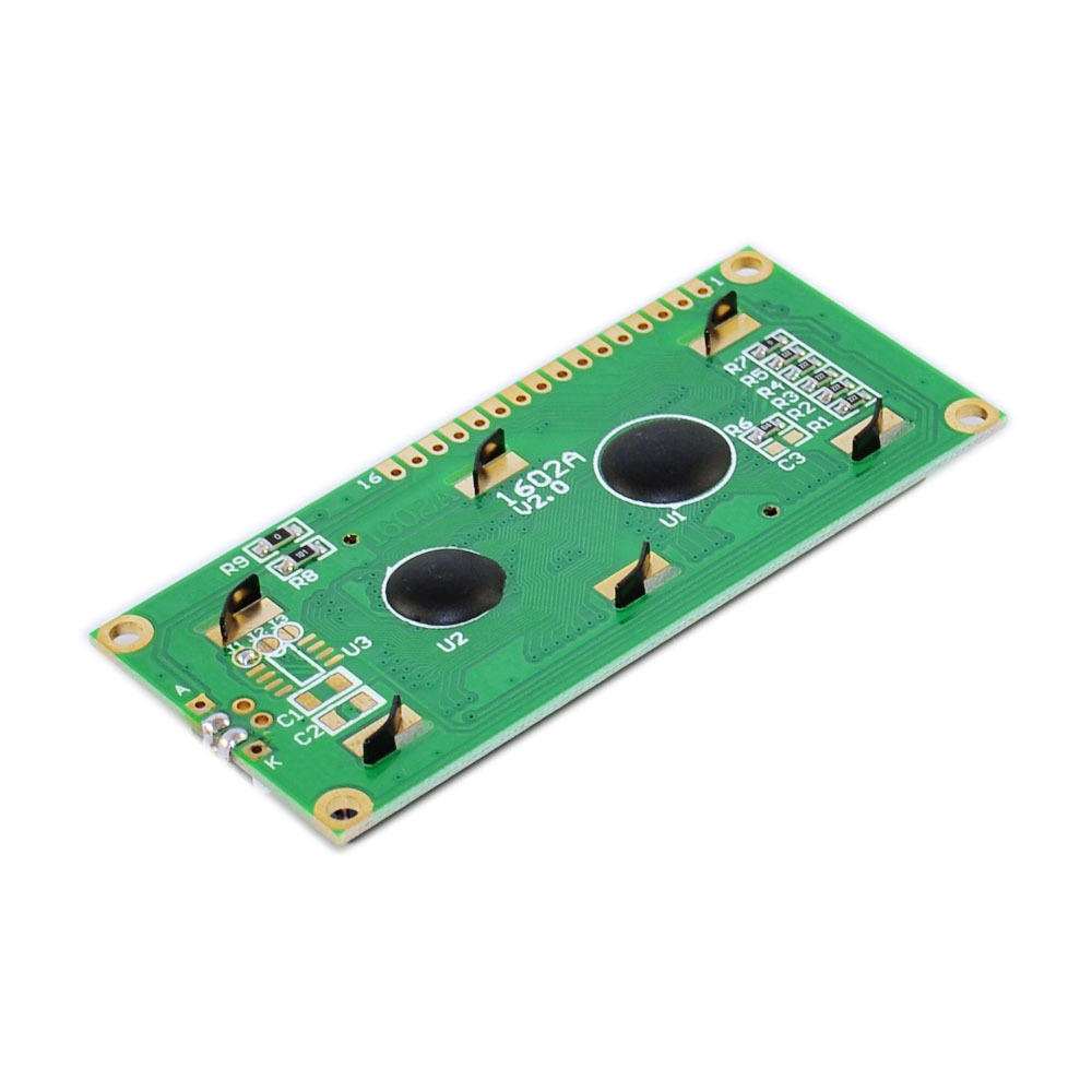 lcd1602 蓝屏带背光 显示屏 1602a-5v 蓝底白字液晶屏