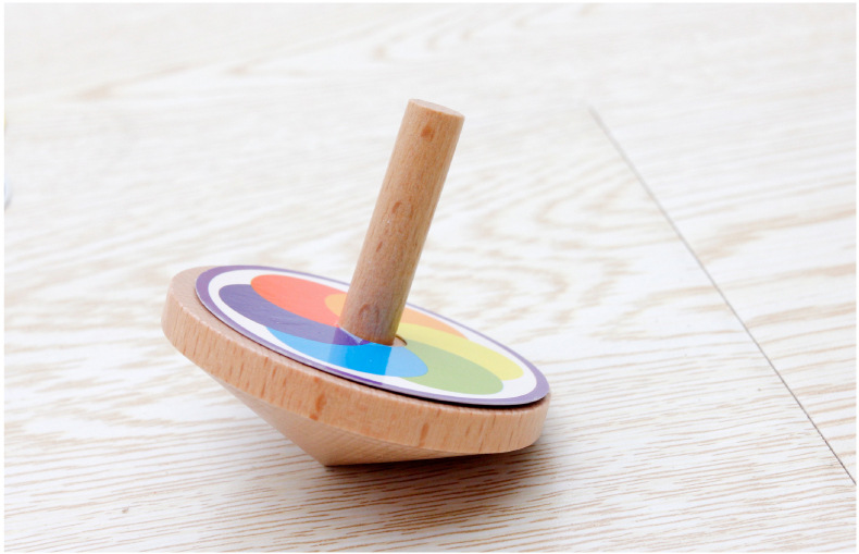 儿童百变陀螺 木制创意益智玩具传统怀旧木质玩具男女孩手转新奇