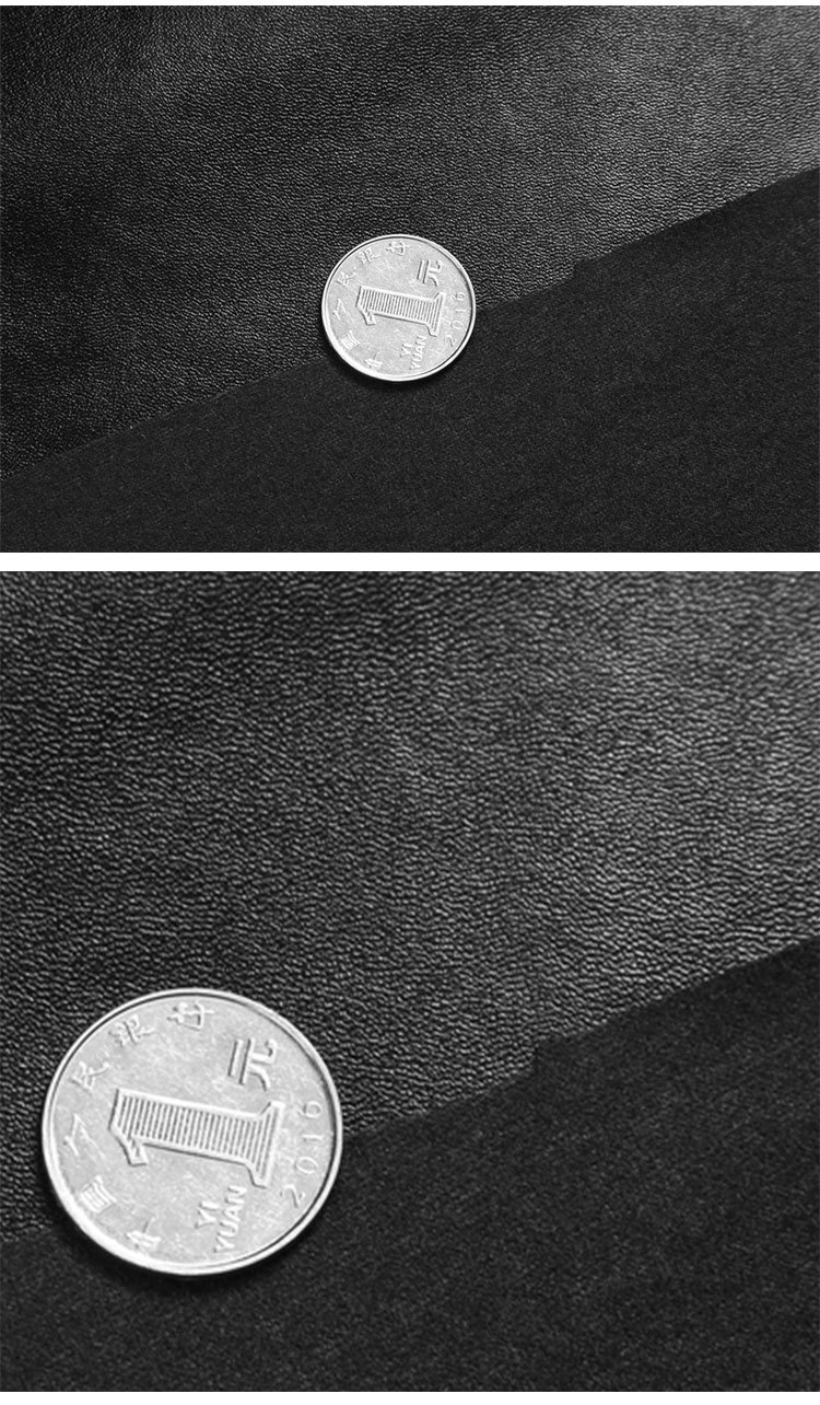 厂家直销b251小羊皮纹半pu服装面料 皮裤皮裙毛底包边辅料pu装饰