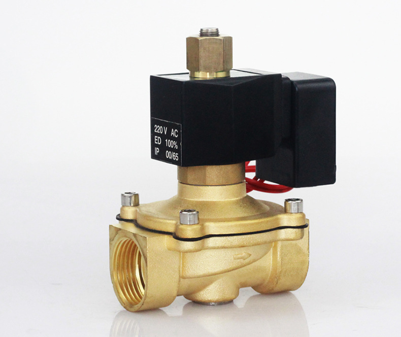 徽正电控阀门2w-250-25k全铜常开水阀电磁阀气阀dn25 1寸 g1 220v