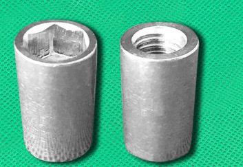 304不锈钢气缸拉杆螺母圆螺母内六角圆柱螺母气动螺母