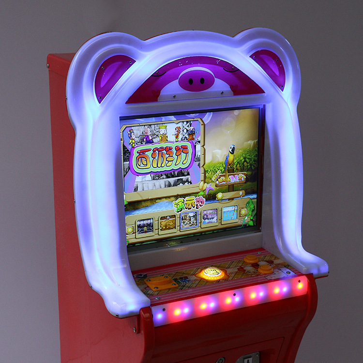 专业生产直销儿童亲子防钓型投币游艺设施拍拍乐套小牛游戏机