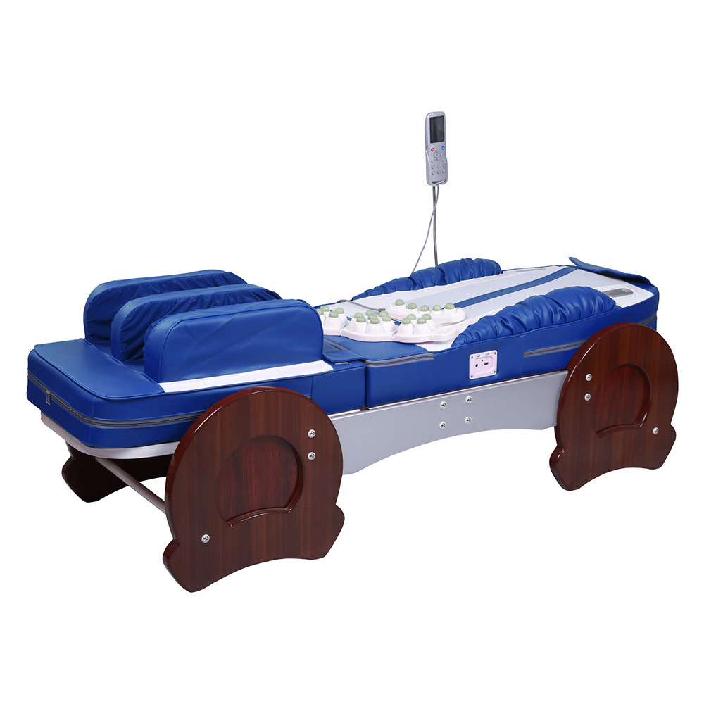 一件代发多功能家用全身温玉按摩床电动玉石推拿温热腿部气囊按摩