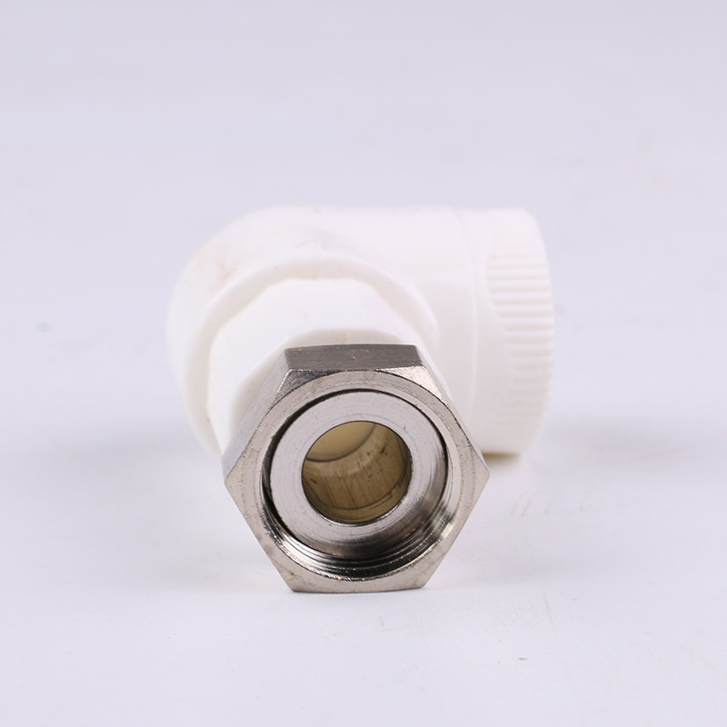 精品白色ppr热水器活节弯头 家用太阳能ppr活接弯头